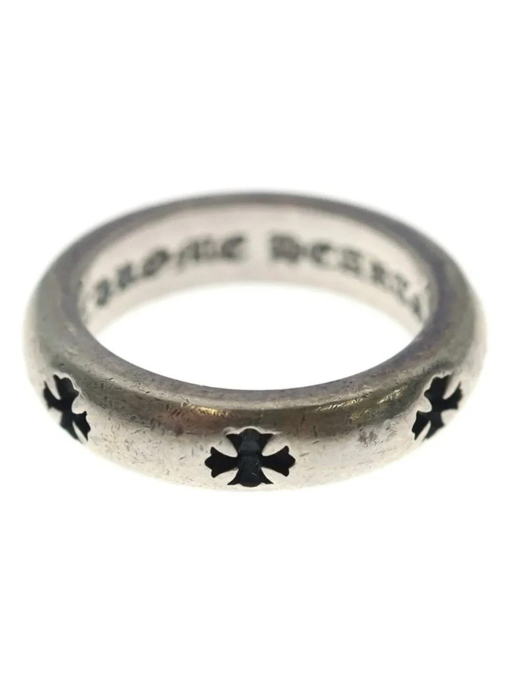 Chrome Hearts Negative CH Plus Ring Silver